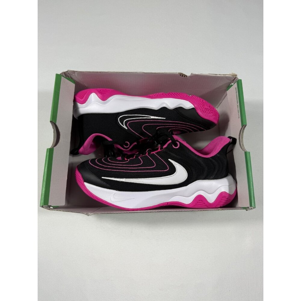 Nike Giannis Immortality 4 GS Basketball Shoes Youth 5Y Black Pink FZ6734-004